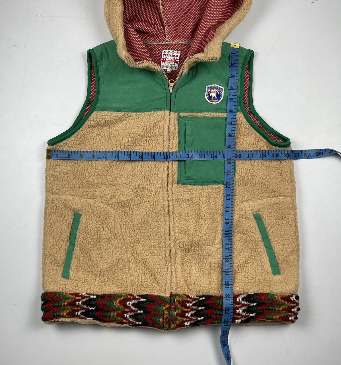Japanese Brand titicaca fleece vest hoodie Size US L / EU 52-54 / 3 - 2 Thumbnail