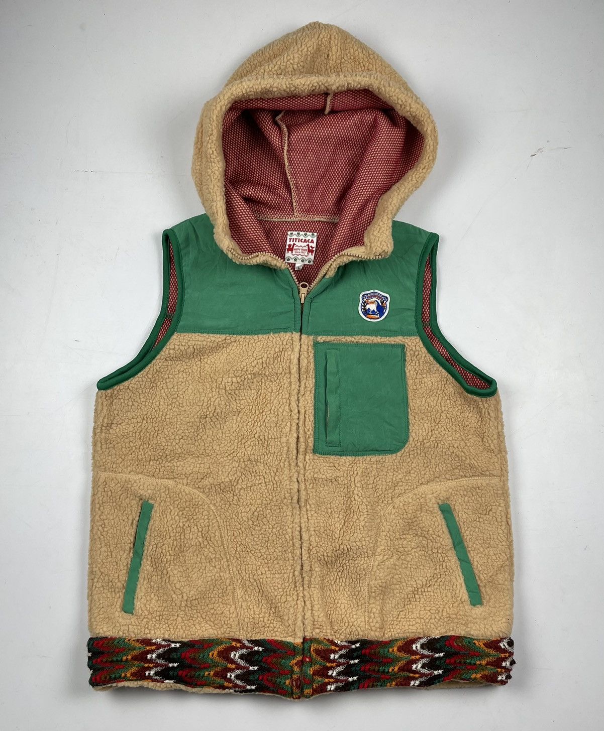 Japanese Brand titicaca fleece vest hoodie Size US L / EU 52-54 / 3 - 1 Thumbnail