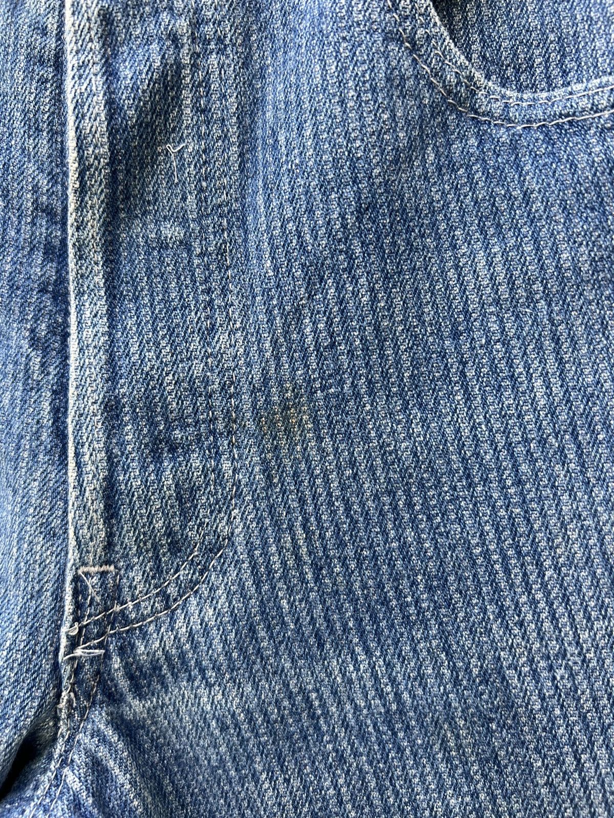 Levi's Vintage Rare! 80s Levi’s 501 Striped Twill Denim Fade Jeans Size US 29 - 11 Thumbnail
