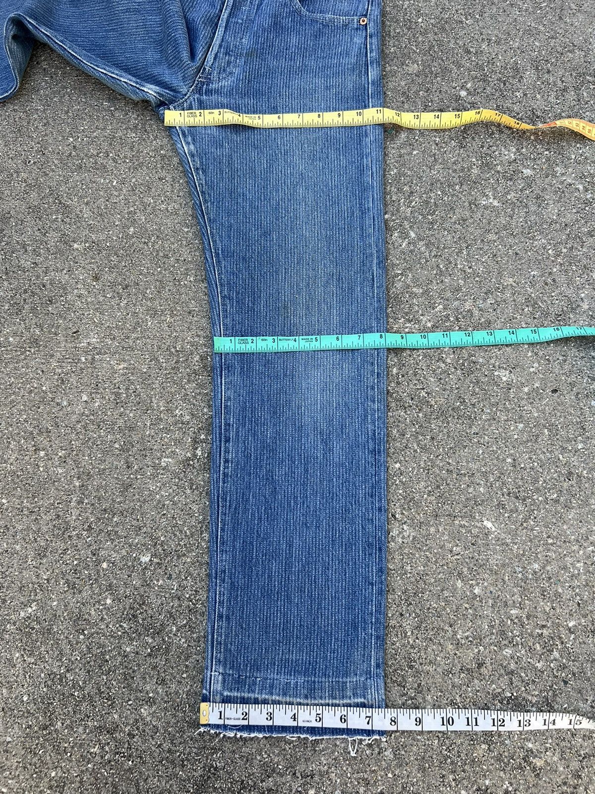 Levi's Vintage Rare! 80s Levi’s 501 Striped Twill Denim Fade Jeans Size US 29 - 3 Thumbnail