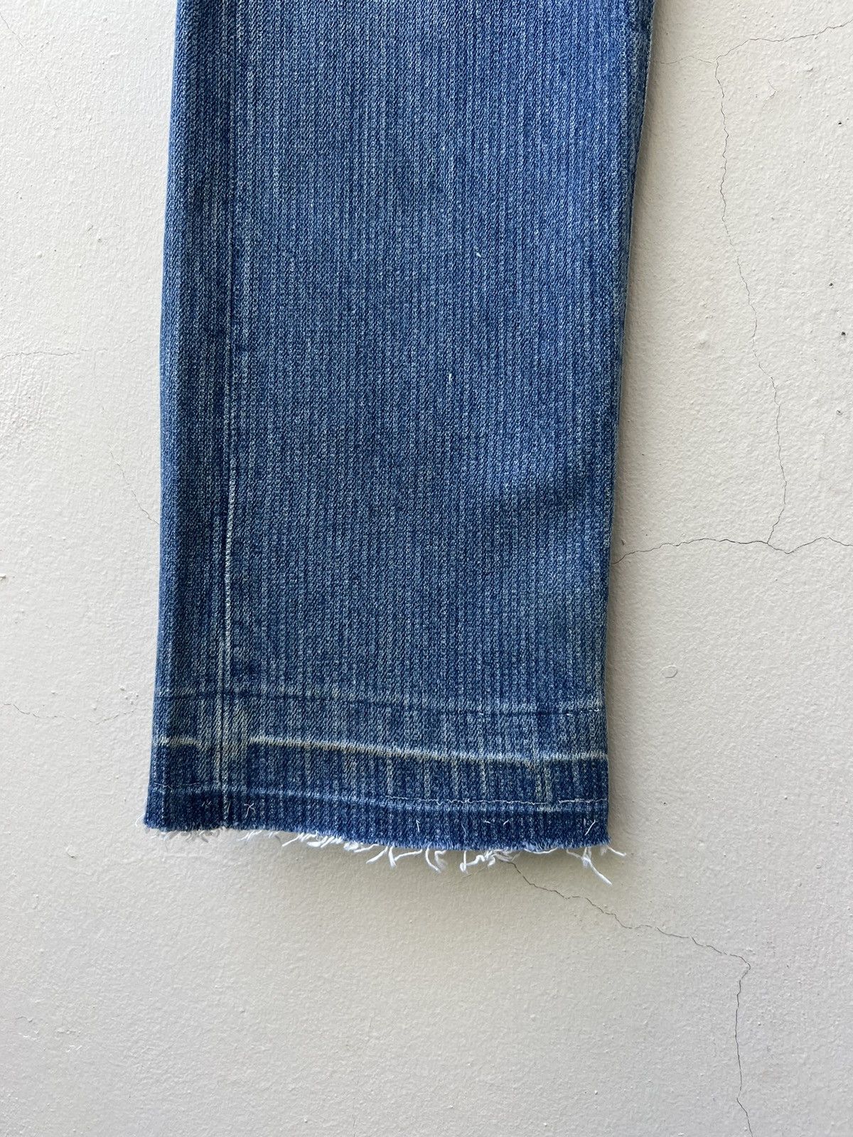 Levi's Vintage Rare! 80s Levi’s 501 Striped Twill Denim Fade Jeans Size US 29 - 9 Thumbnail
