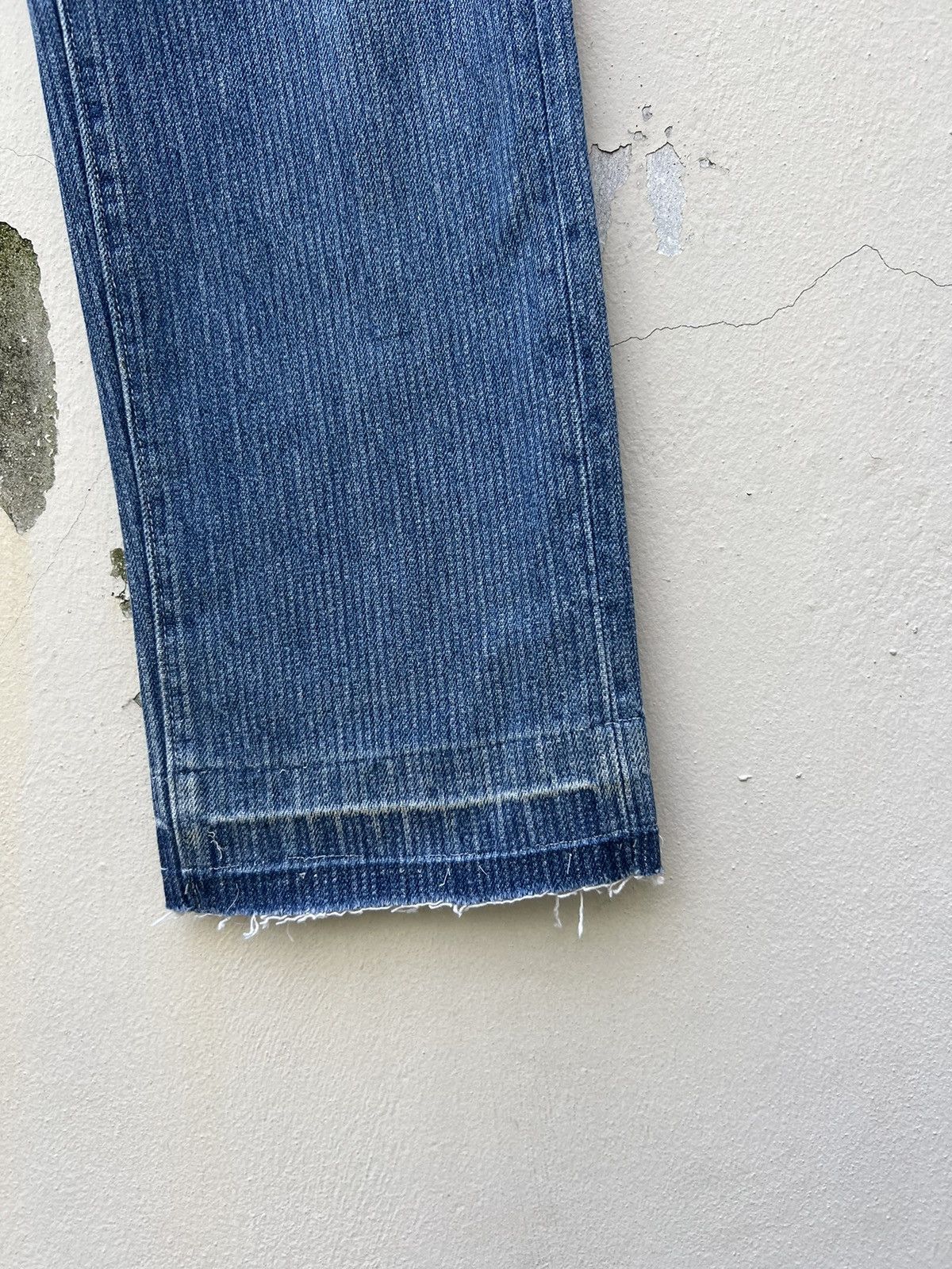 Levi's Vintage Rare! 80s Levi’s 501 Striped Twill Denim Fade Jeans Size US 29 - 13 Thumbnail