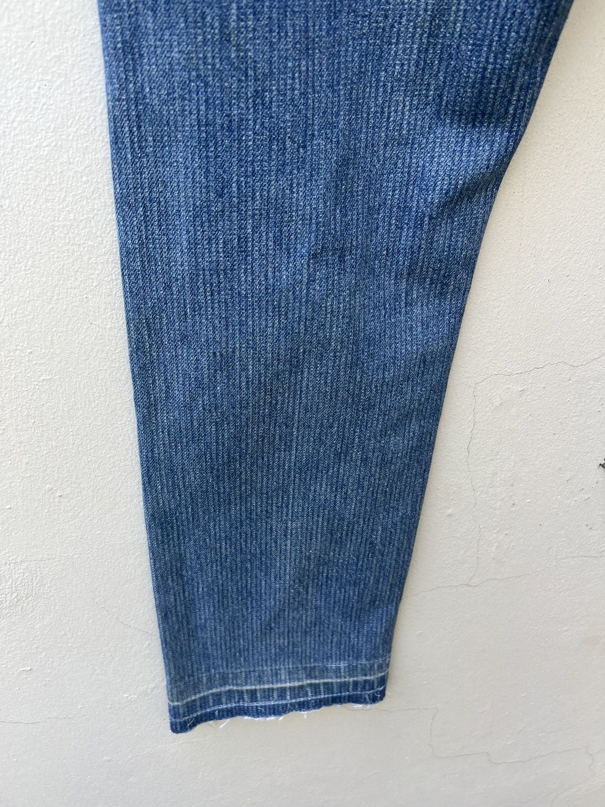 Levi's Vintage Rare! 80s Levi’s 501 Striped Twill Denim Fade Jeans Size US 29 - 17 Thumbnail