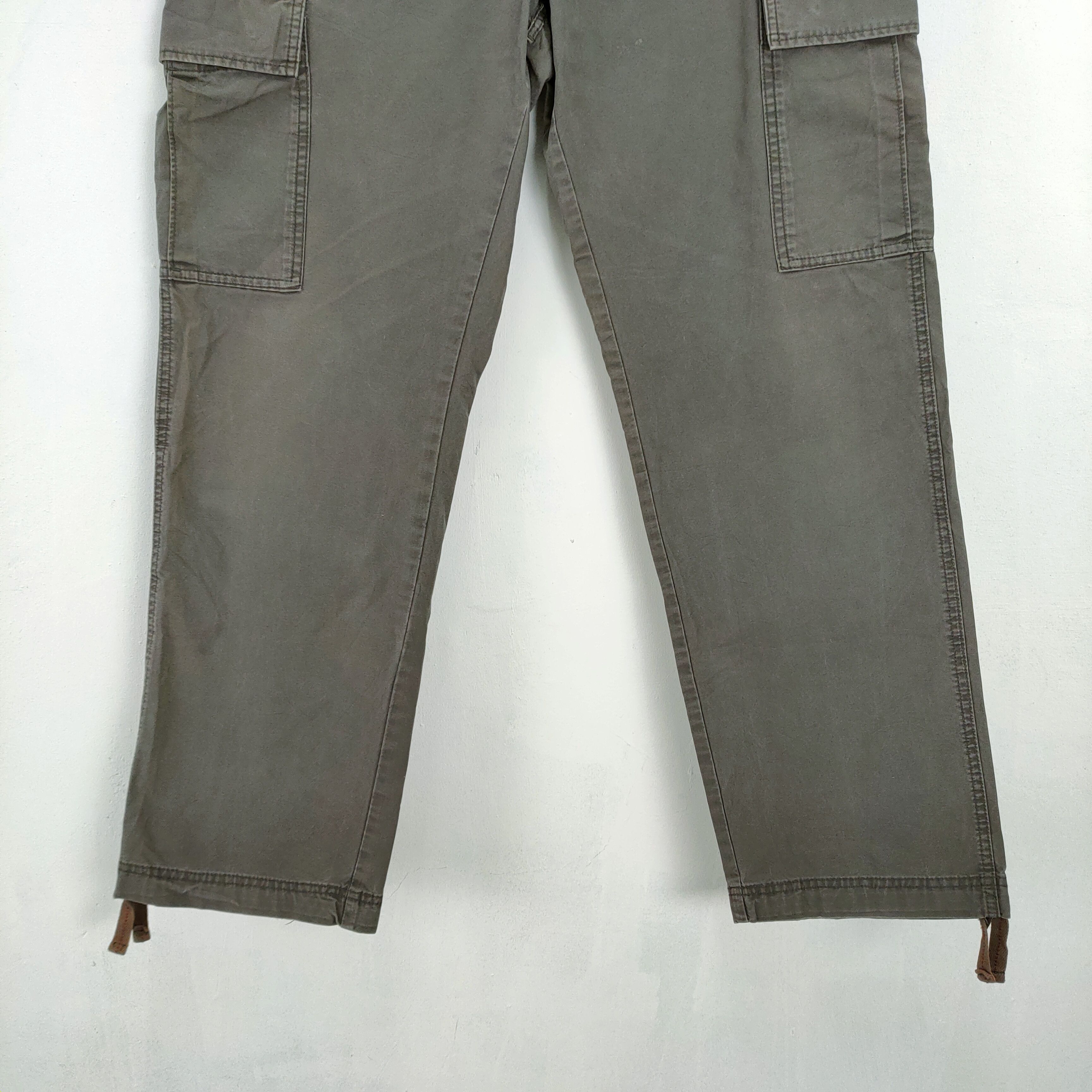 Japanese Brand VINTAGE JAPANESE BAGGY CARGO PANTS Size US 36 / EU 52 - 3 Thumbnail