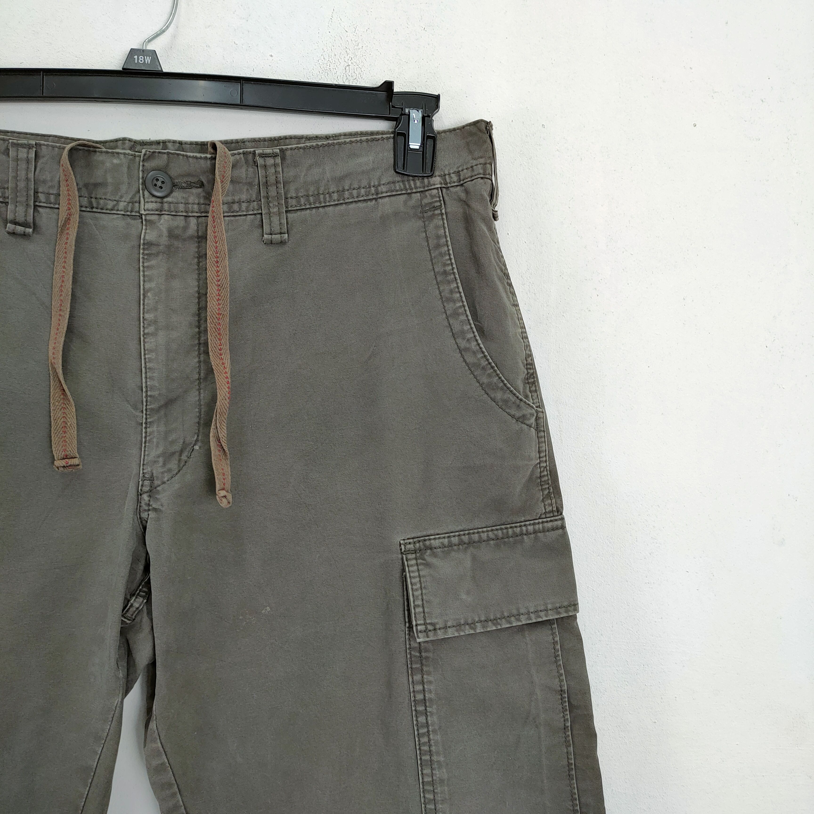 Japanese Brand VINTAGE JAPANESE BAGGY CARGO PANTS Size US 36 / EU 52 - 6 Thumbnail