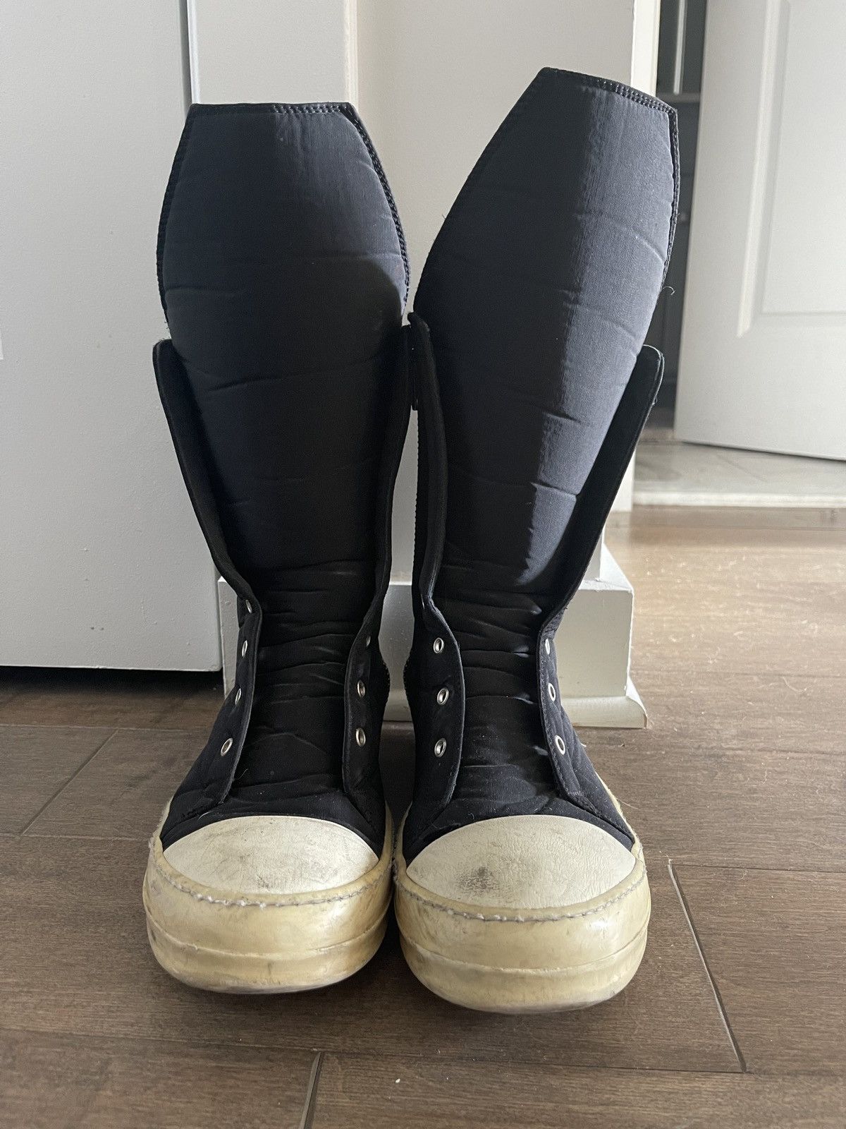 Rick Owens Drkshdw Big Tongue High Top Ramones | Grailed