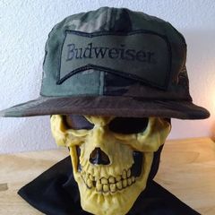 Vintage Budweiser Bud Man Hat 90s Snapback Cap Beer Pinstripes -  Canada