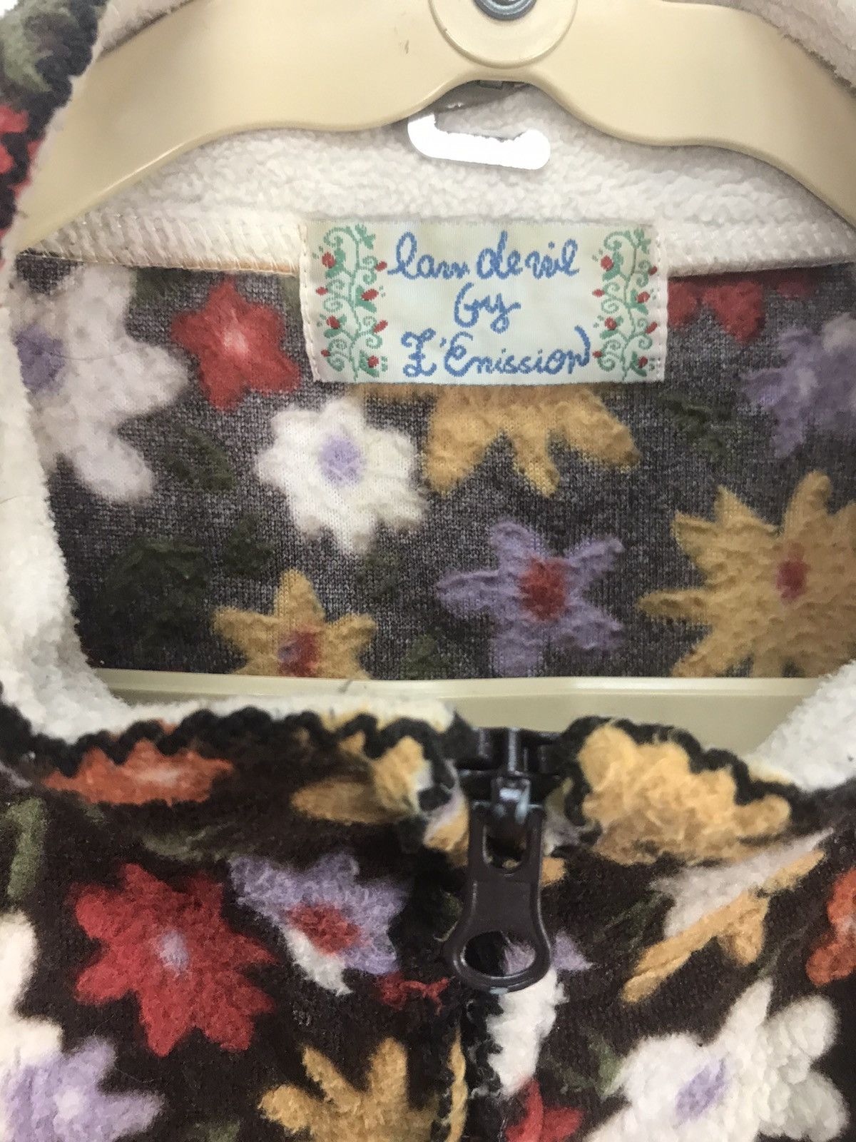 Japanese Brand × Other Unbrand zipper flower sweater Size US M / EU 48-50 / 2 - 3 Thumbnail