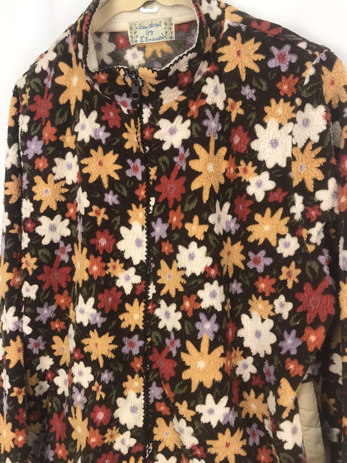 Japanese Brand × Other Unbrand zipper flower sweater Size US M / EU 48-50 / 2 - 6 Thumbnail