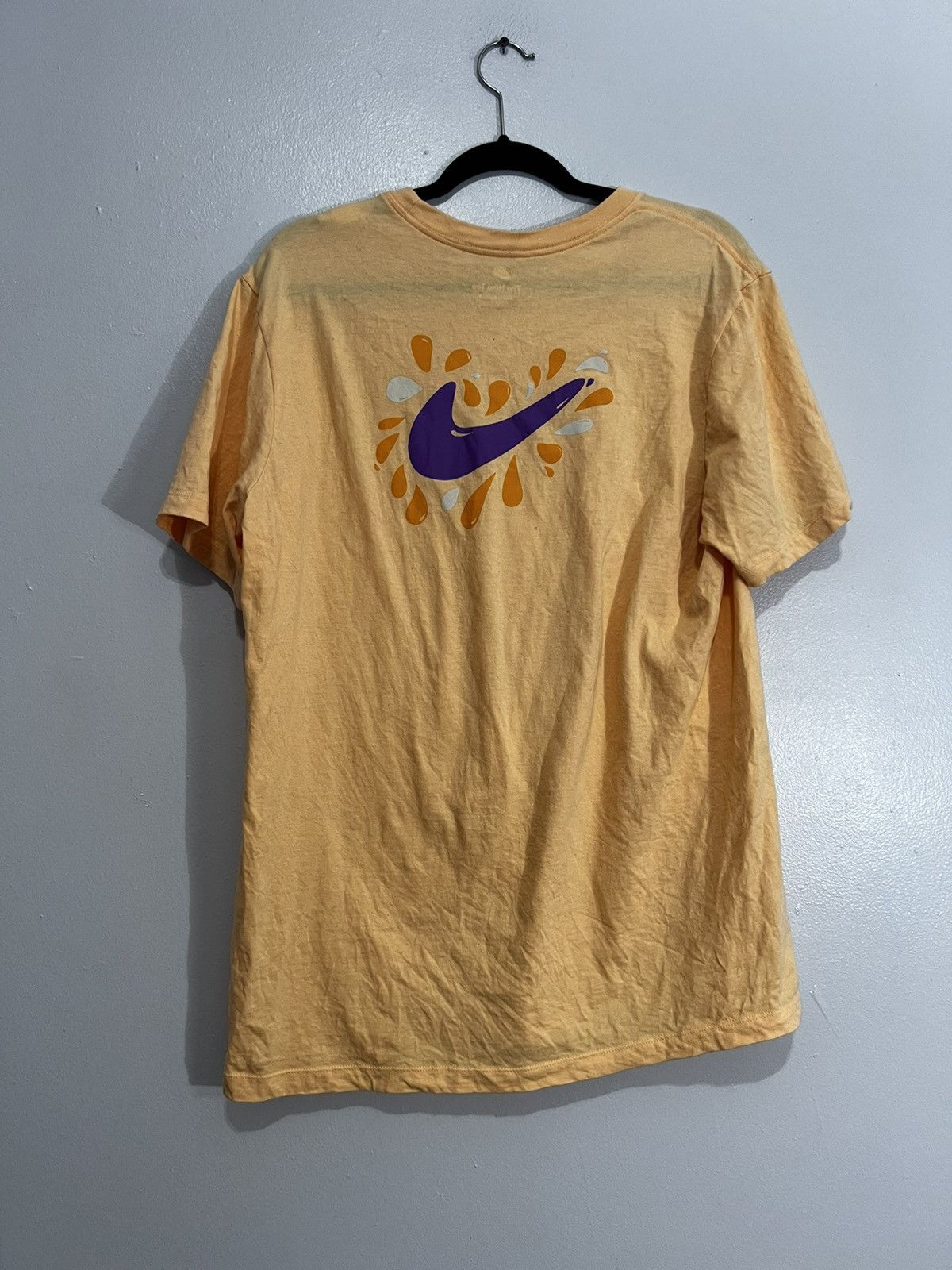 Nike Nike Bubble Letters Swoosh, Orange Tshirt Back Print large Size US L / EU 52-54 / 3 - 4 Thumbnail