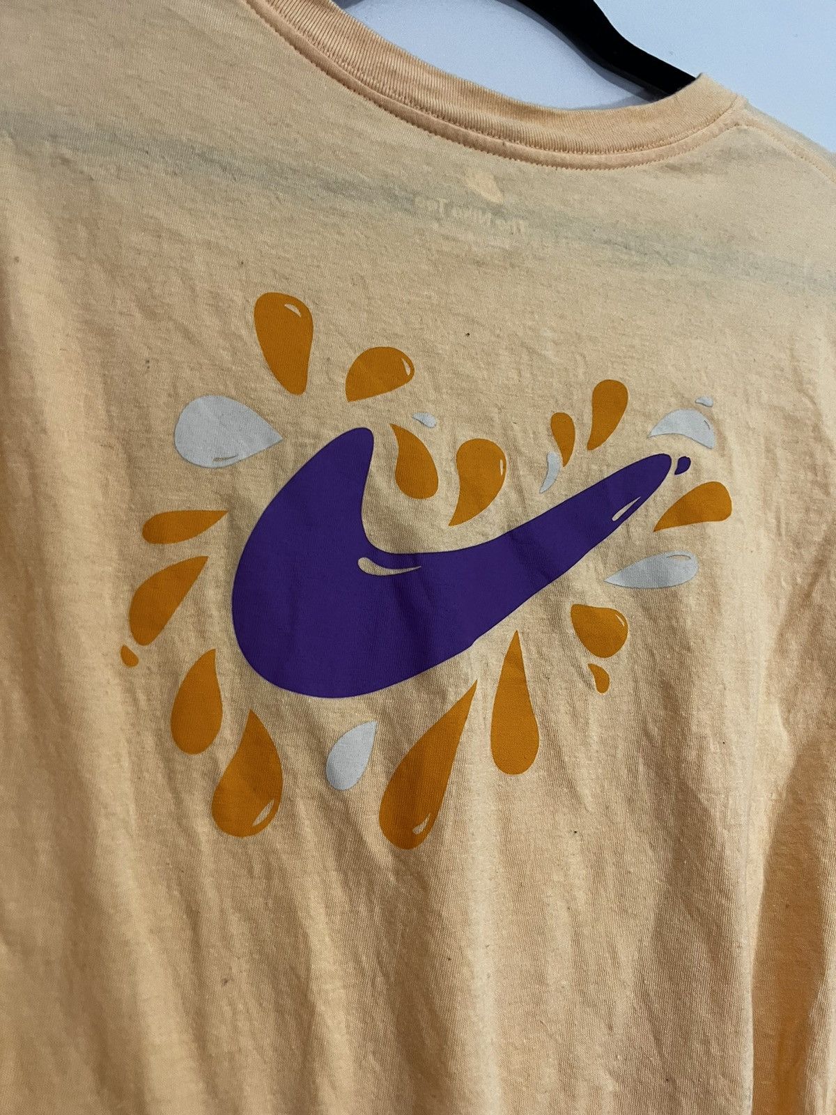 Nike Nike Bubble Letters Swoosh, Orange Tshirt Back Print large Size US L / EU 52-54 / 3 - 5 Thumbnail