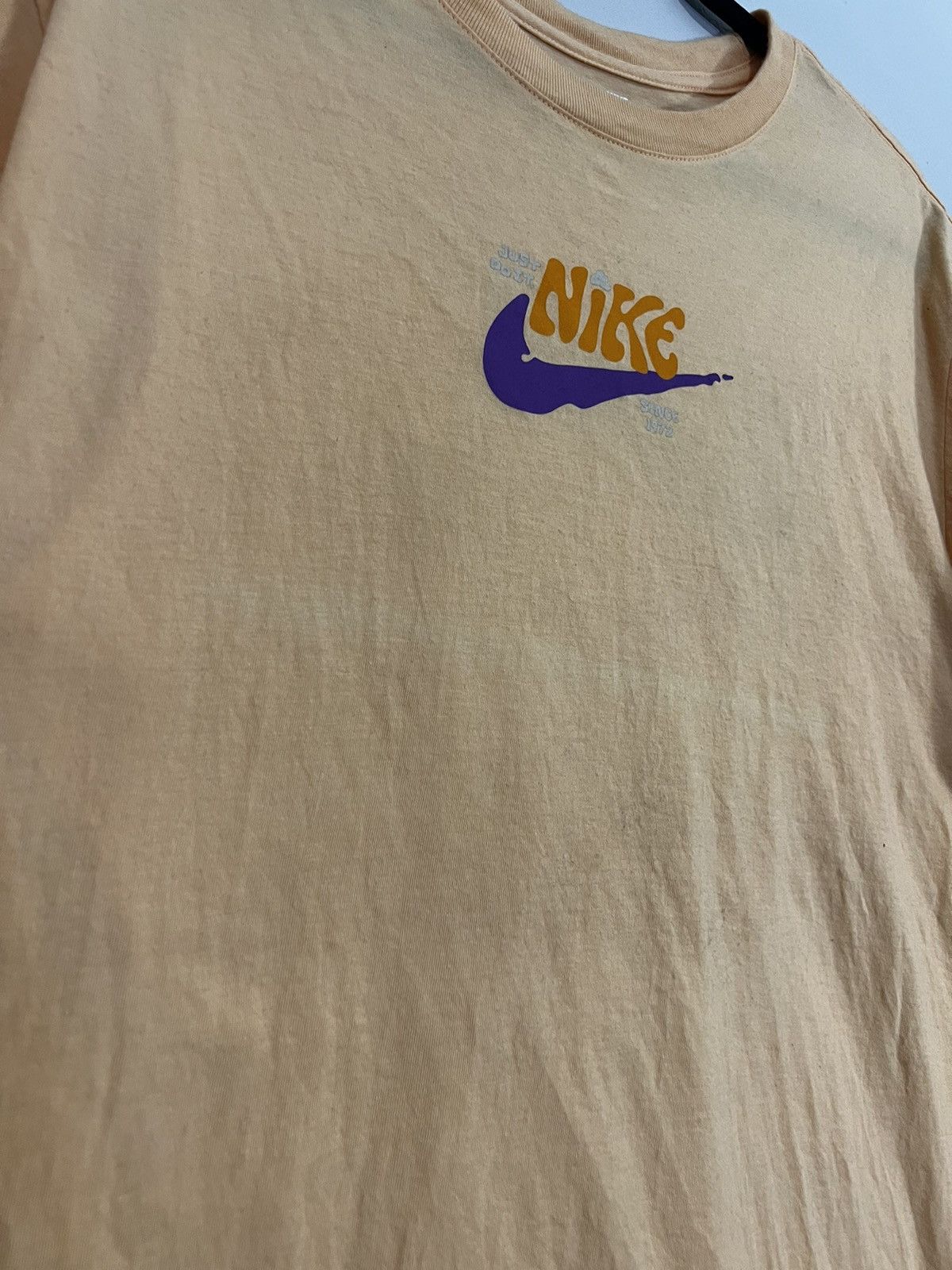 Nike Nike Bubble Letters Swoosh, Orange Tshirt Back Print large Size US L / EU 52-54 / 3 - 2 Thumbnail