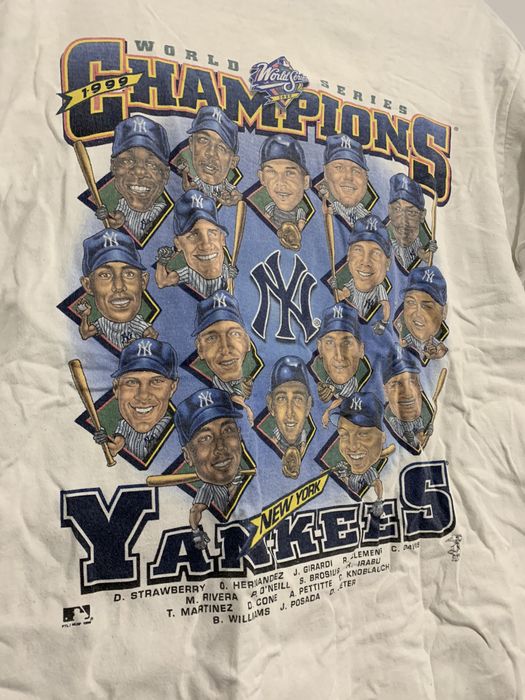 90s New York Yankees World Series Champs 1999 t-shirt Large - The