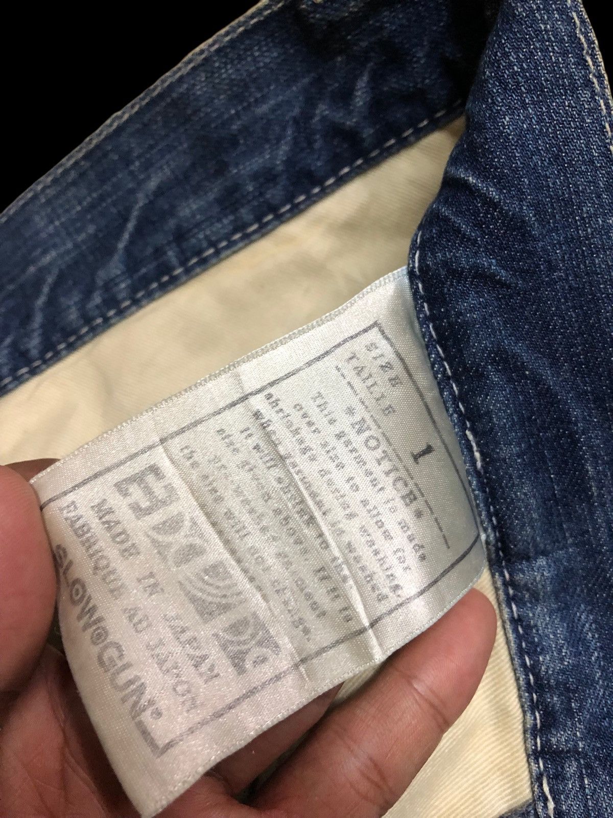 Japanese Brand SLOW GUN JAPANESSE PUNK STYLE DENIM Size US 30 / EU 46 - 5 Thumbnail