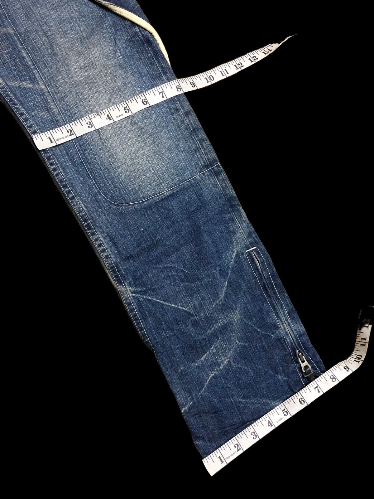 Japanese Brand SLOW GUN JAPANESSE PUNK STYLE DENIM Size US 30 / EU 46 - 12 Thumbnail