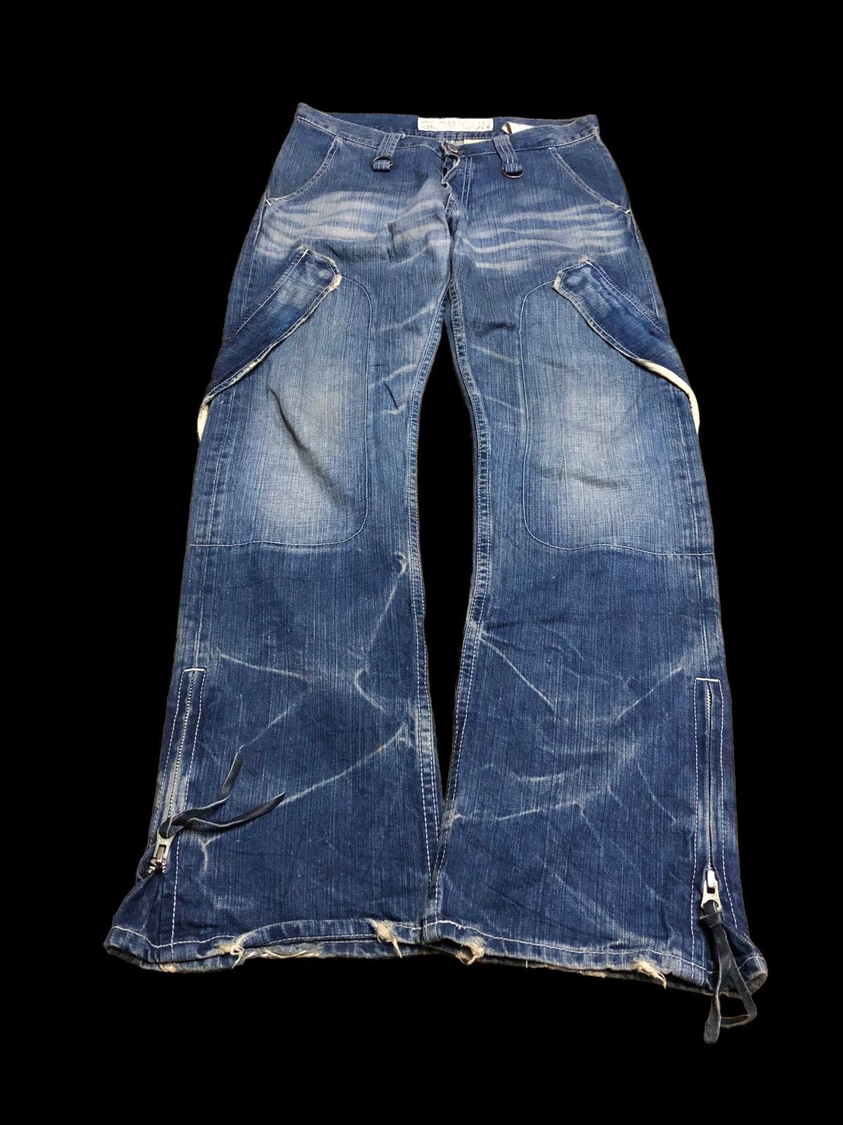Japanese Brand SLOW GUN JAPANESSE PUNK STYLE DENIM Size US 30 / EU 46 - 2 Thumbnail