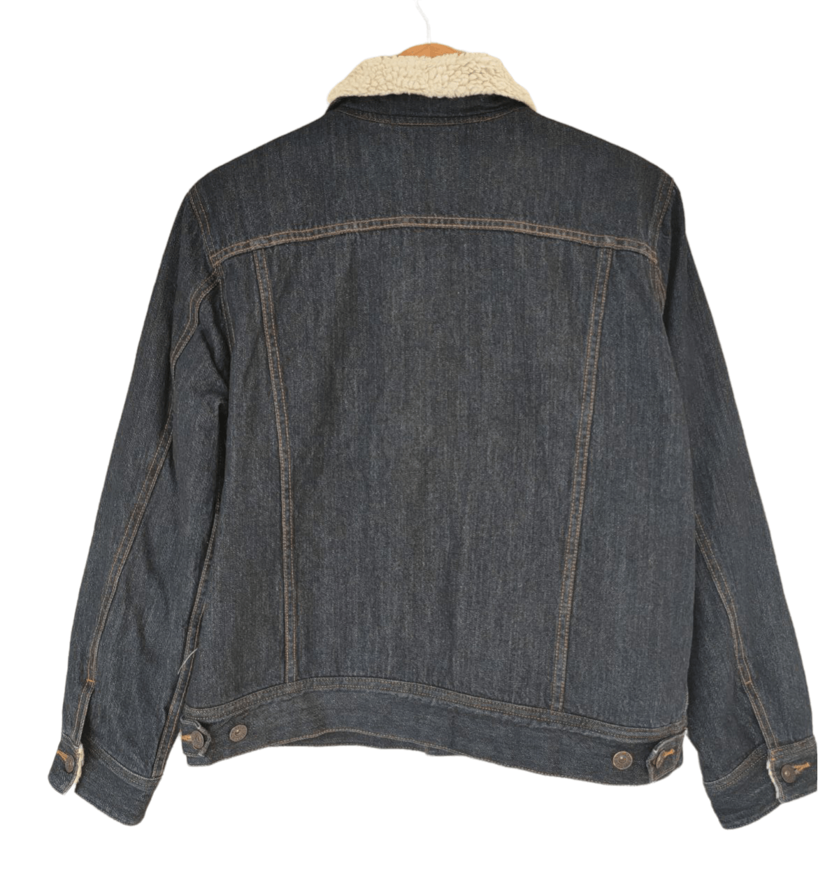 Japanese Brand GU Sherpa Denim Jacket Size US S / EU 44-46 / 1 - 2 Thumbnail