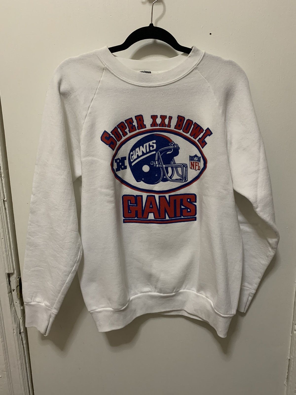 Vintage Vintage NFL Super Bowl XXI 21 Sweatshirt New York Giants Size US L / EU 52-54 / 3 - 1 Preview