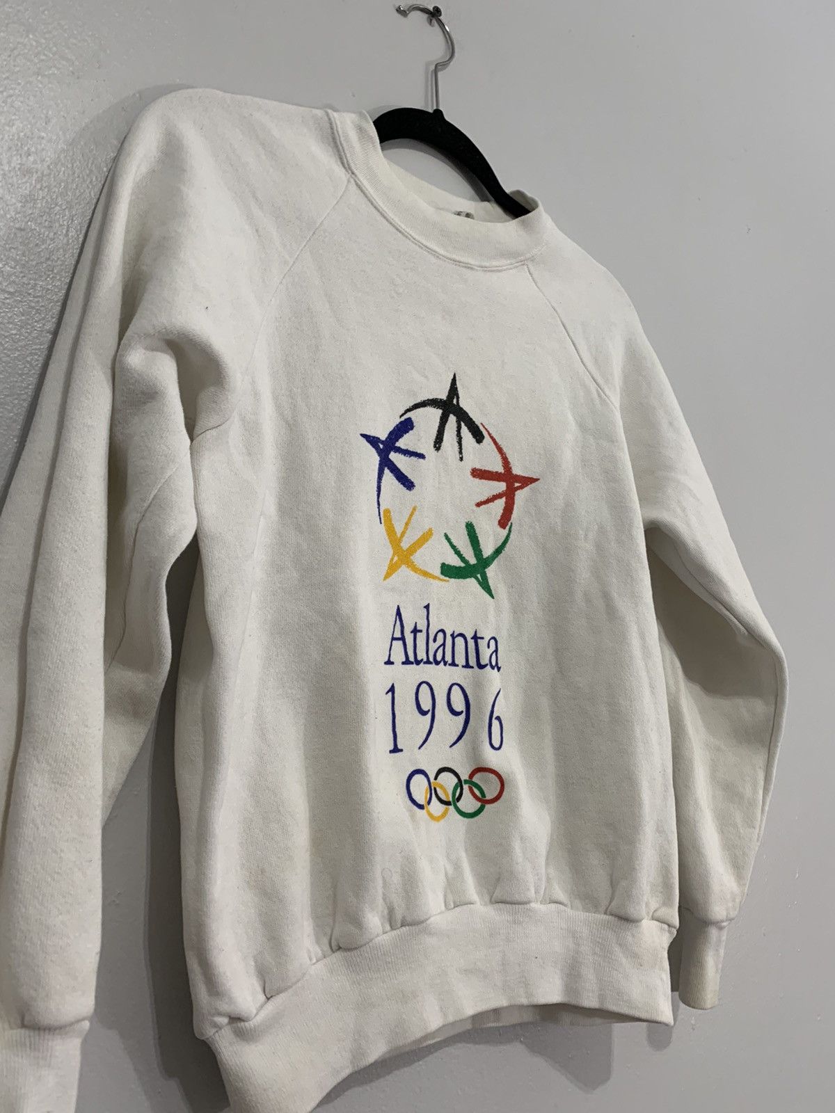USA Olympics × Vintage Vintage USA 1996 Atlanta Olympic Games ONEITA Sweatshirt Size US M / EU 48-50 / 2 - 2 Thumbnail