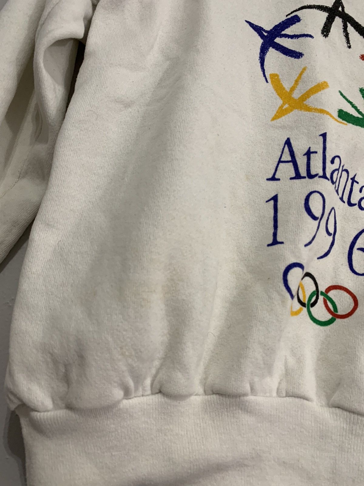 USA Olympics × Vintage Vintage USA 1996 Atlanta Olympic Games ONEITA Sweatshirt Size US M / EU 48-50 / 2 - 5 Thumbnail