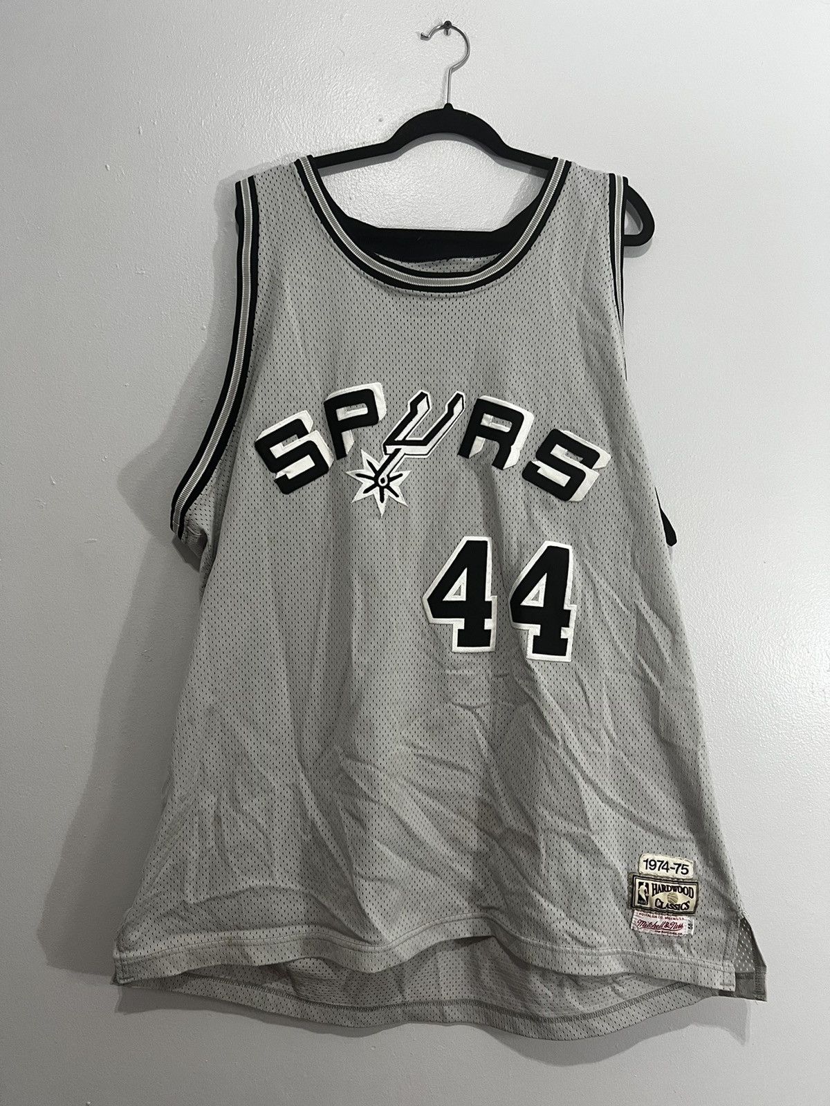 Mitchell & Ness × NBA × Vintage GEORGE GERVIN SAN ANTONIO SPURS 1974-75 MITCHELL NESS JERSEY Size US XL / EU 56 / 4 - 1 Thumbnail