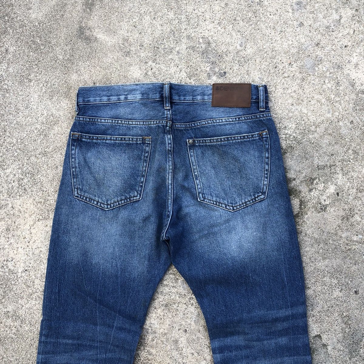 H&M 🔥Thrash🔥H&M Thrash Rips Stone Wash Slim Denim Jeans Size US 32 / EU 48 - 5 Thumbnail