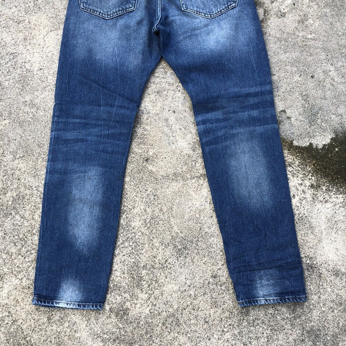 H&M 🔥Thrash🔥H&M Thrash Rips Stone Wash Slim Denim Jeans Size US 32 / EU 48 - 6 Thumbnail