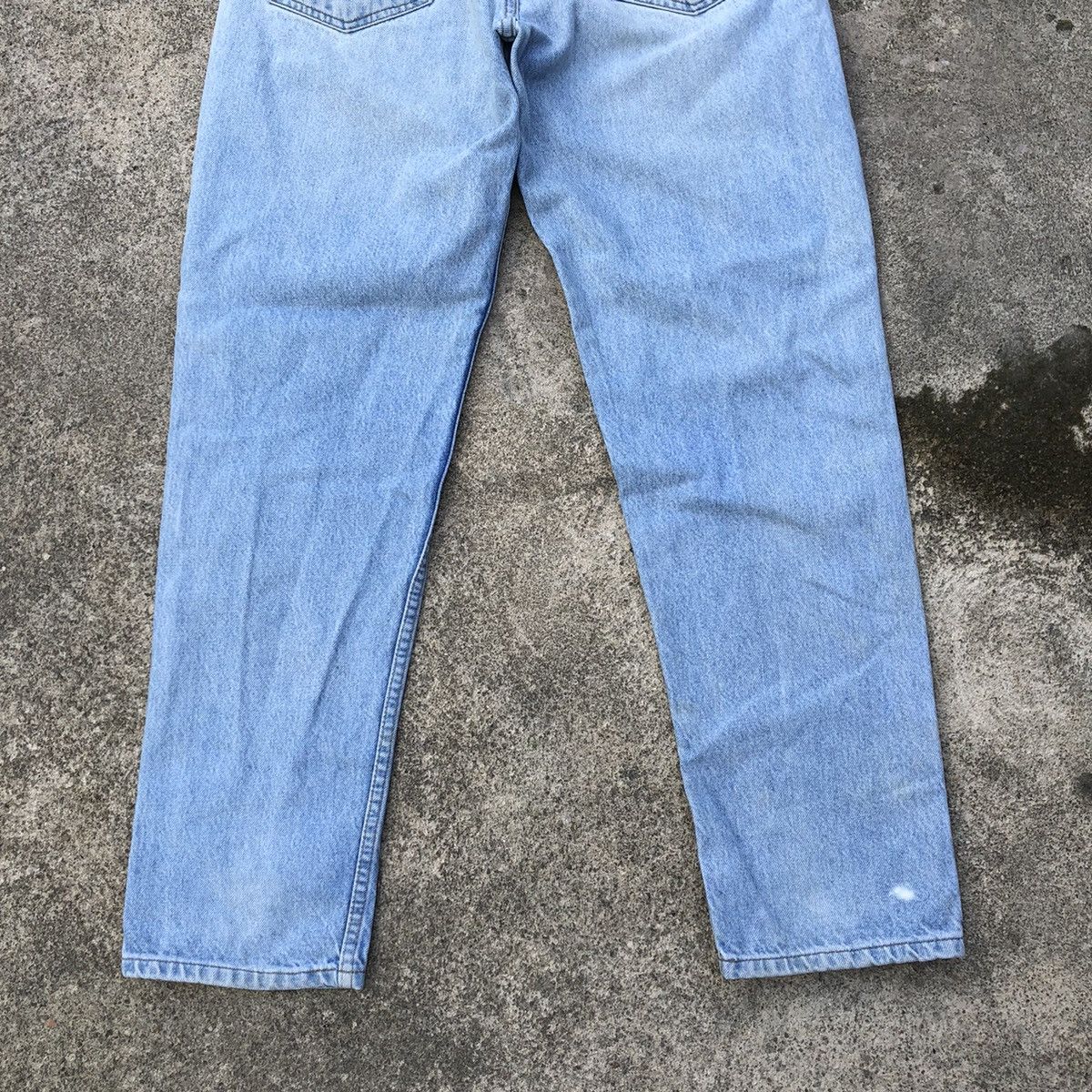 Carhartt 🔥Rare🔥Vintage Carhatt Stoned Wash Rips Denim Jeans Size US 33 - 6 Thumbnail