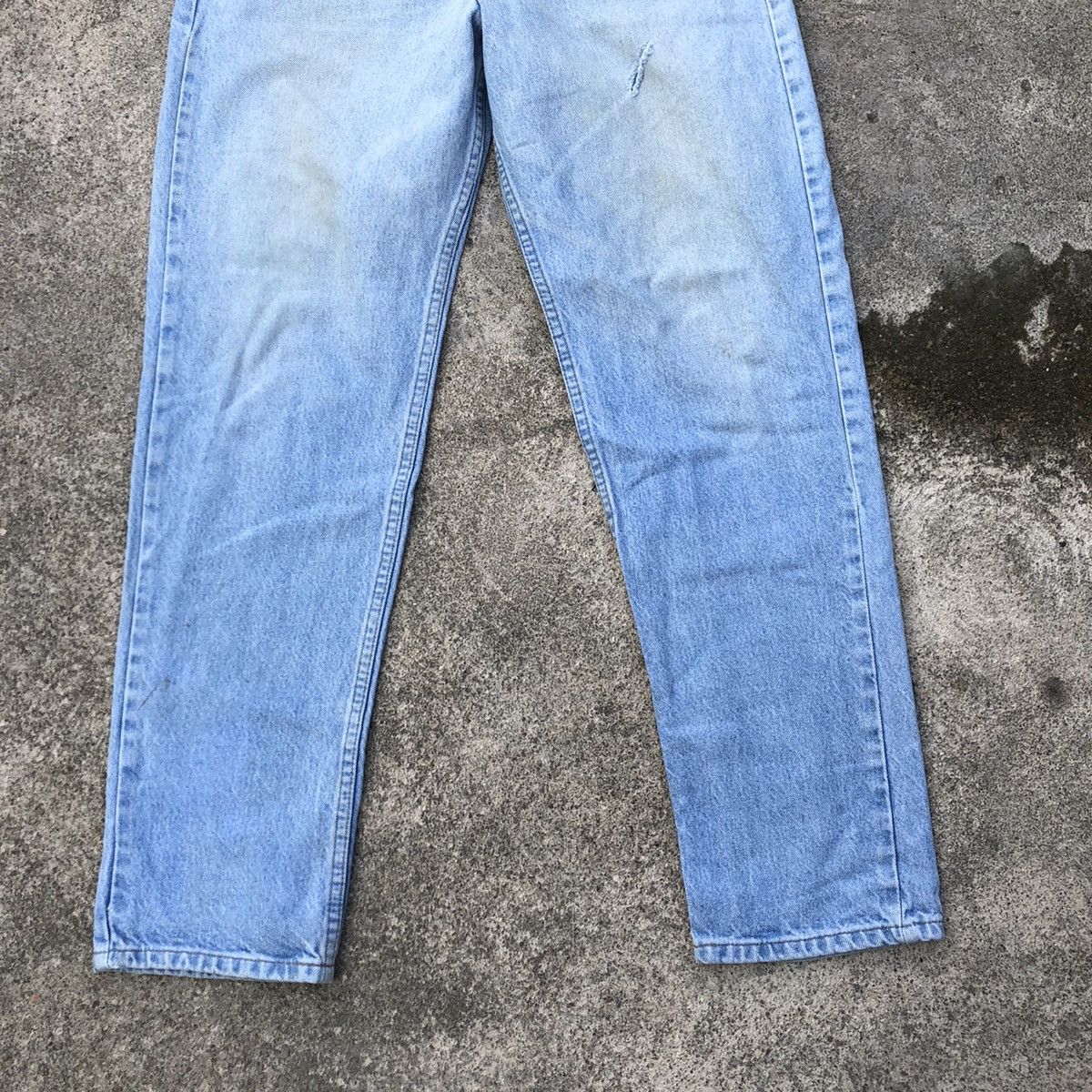 Carhartt 🔥Rare🔥Vintage Carhatt Stoned Wash Rips Denim Jeans Size US 33 - 3 Thumbnail