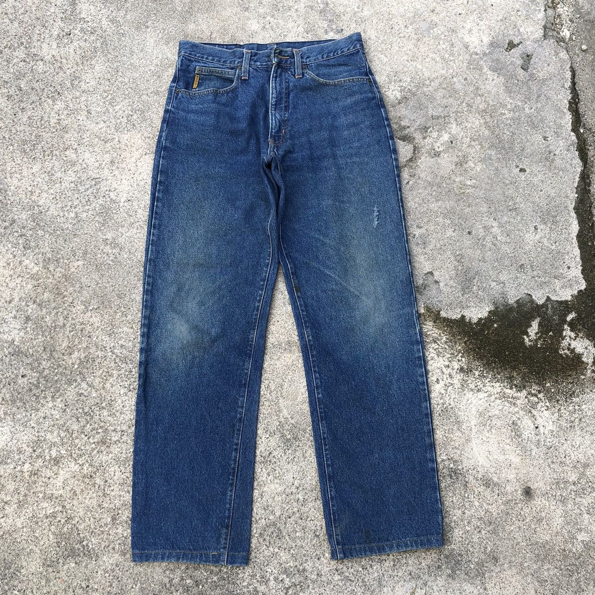 🔥Rare🔥Giorgio Armani Jeans Stoned Wash Rips Denim Jeans