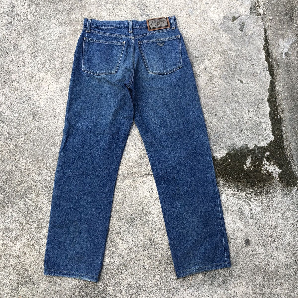 Armani × Giorgio Armani 🔥Rare🔥Giorgio Armani Jeans Stoned Wash Rips Denim Jeans Size US 32 / EU 48 - 4 Thumbnail