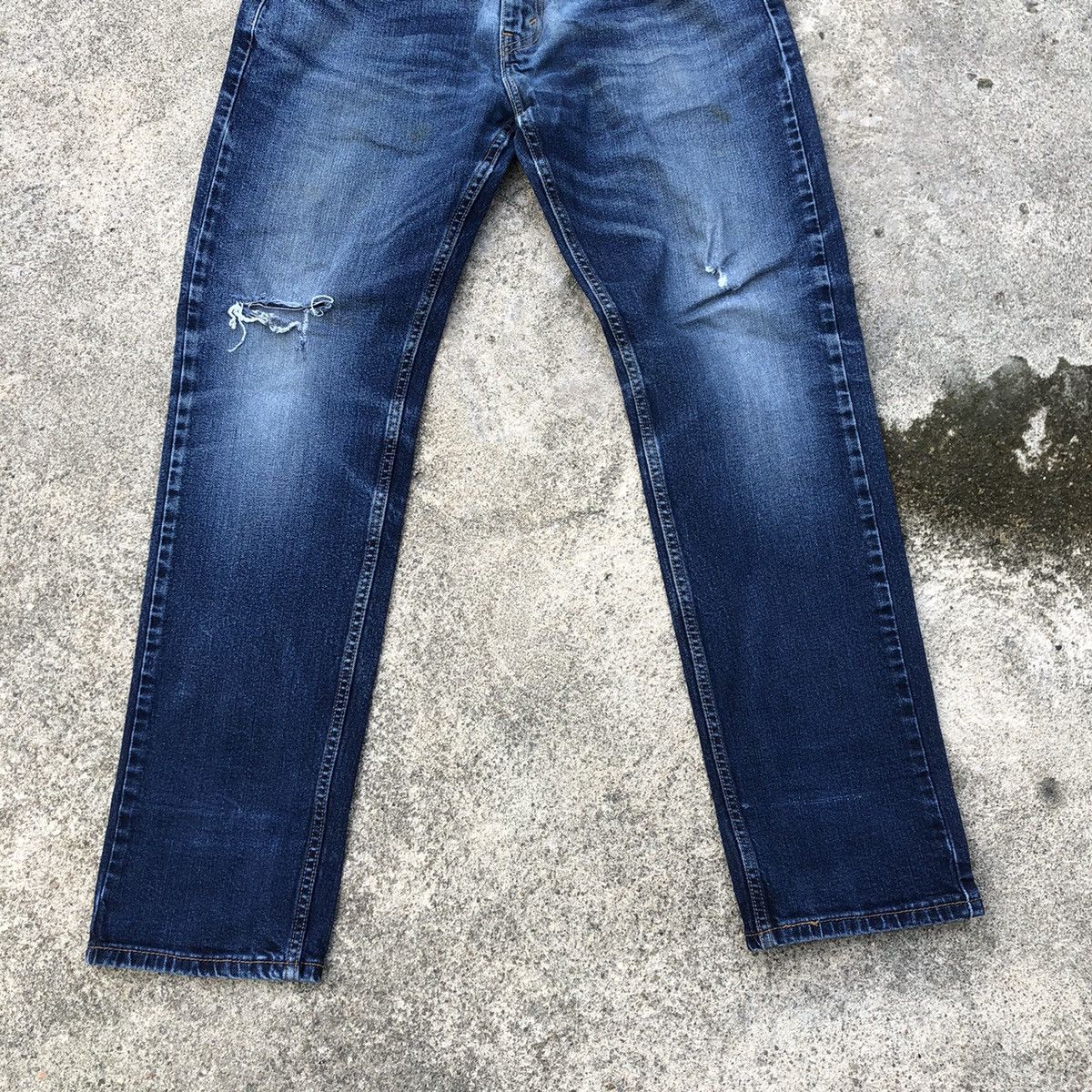 Levi's × Levi's Vintage Clothing 🔥Rare🔥Vintage Levis Stoned Wash Rips Denim Jeans Size US 33 - 3 Thumbnail