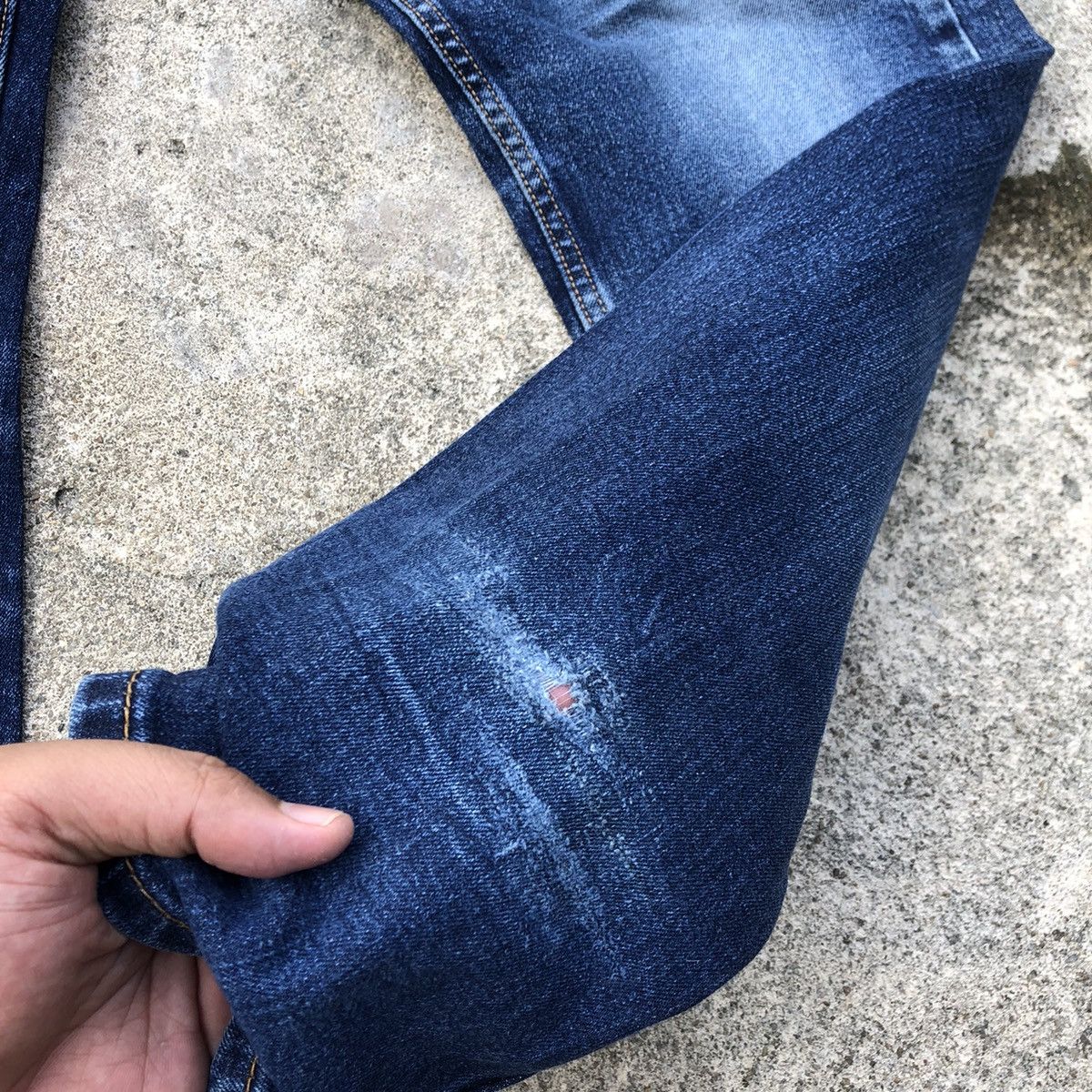 Levi's × Levi's Vintage Clothing 🔥Rare🔥Vintage Levis Stoned Wash Rips Denim Jeans Size US 33 - 8 Thumbnail