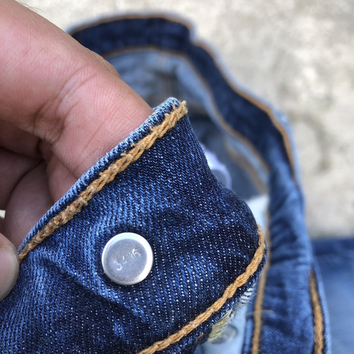 Levi's × Levi's Vintage Clothing 🔥Rare🔥Vintage Levis Stoned Wash Rips Denim Jeans Size US 33 - 14 Thumbnail