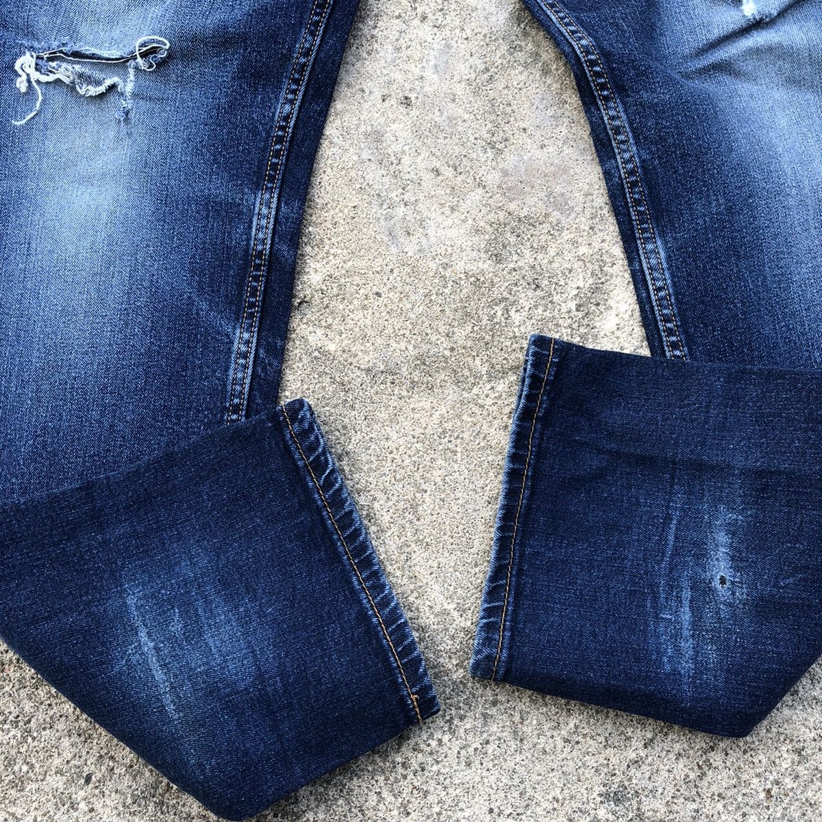 Levi's × Levi's Vintage Clothing 🔥Rare🔥Vintage Levis Stoned Wash Rips Denim Jeans Size US 33 - 7 Thumbnail