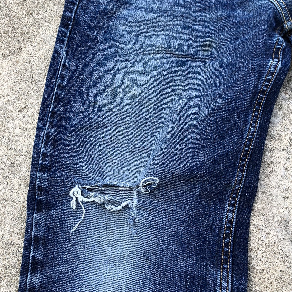 Levi's × Levi's Vintage Clothing 🔥Rare🔥Vintage Levis Stoned Wash Rips Denim Jeans Size US 33 - 9 Thumbnail