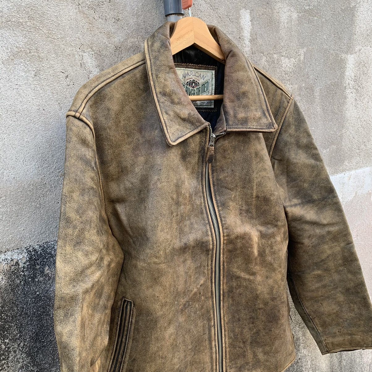 Japanese Brand ⚡️ FLASH DEAL ⚡️ Japanese Vintage Skulls Leather Jacket Size US S / EU 44-46 / 1 - 7 Thumbnail