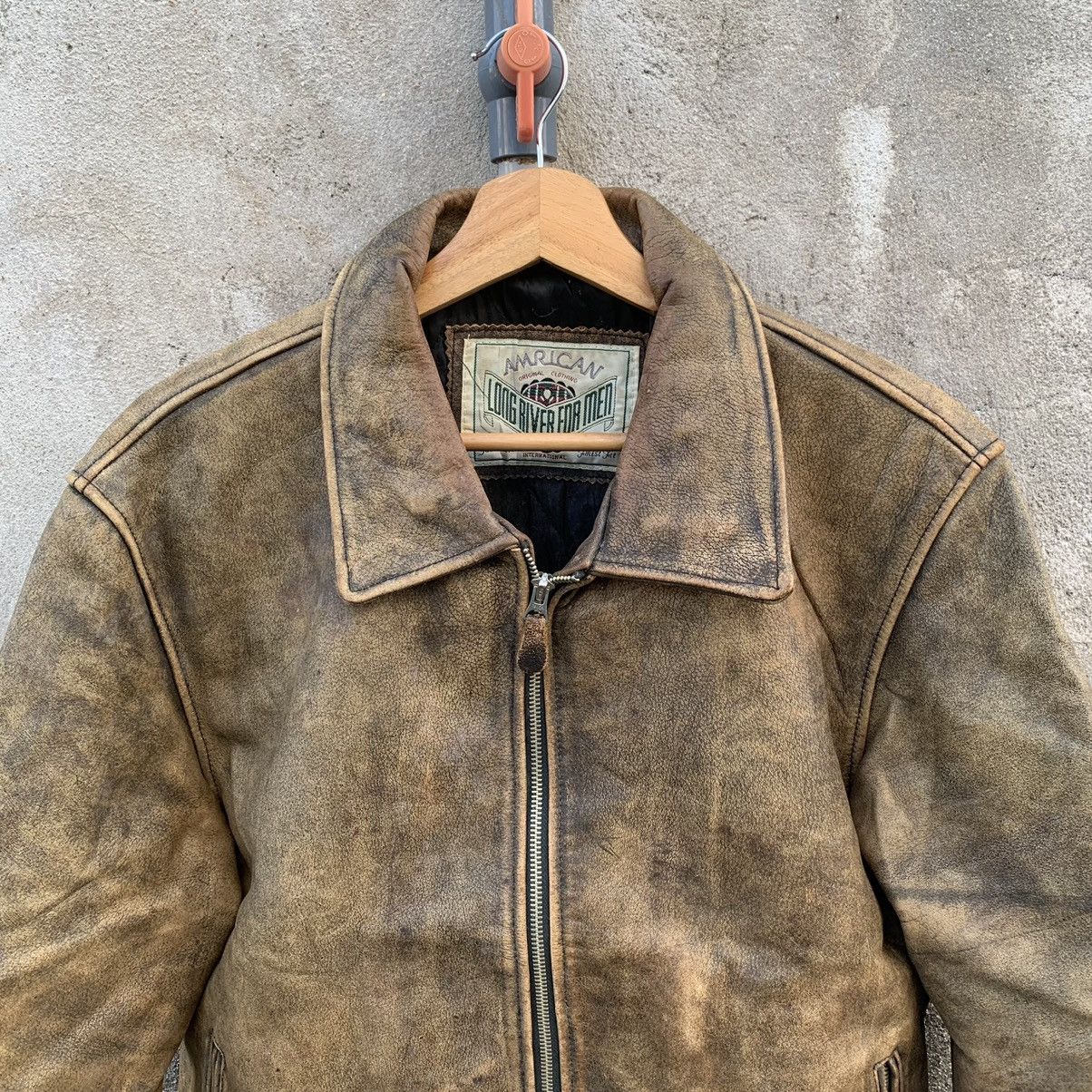 Japanese Brand ⚡️ FLASH DEAL ⚡️ Japanese Vintage Skulls Leather Jacket Size US S / EU 44-46 / 1 - 3 Thumbnail