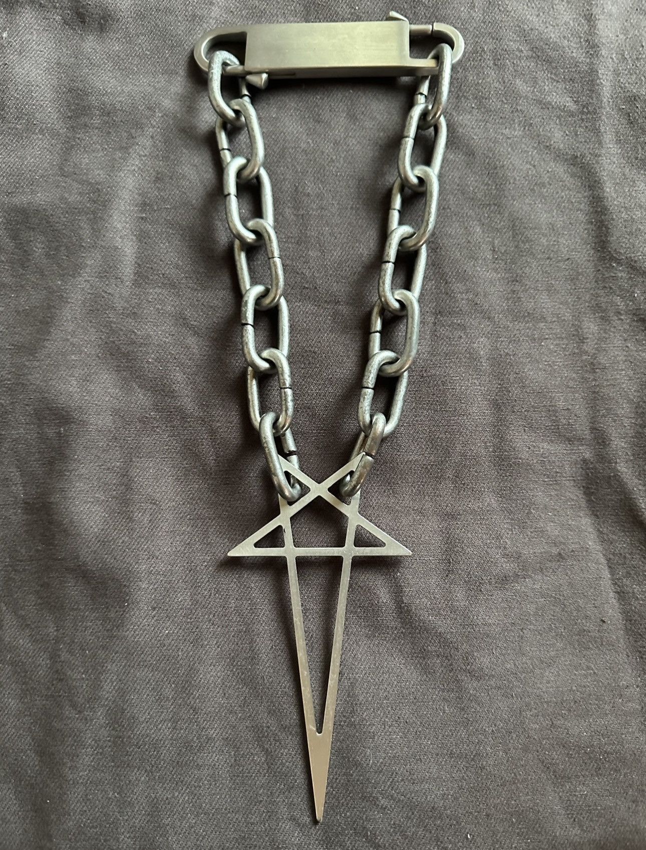 Rick owens PENTAGRAM CHOKER | nate-hospital.com