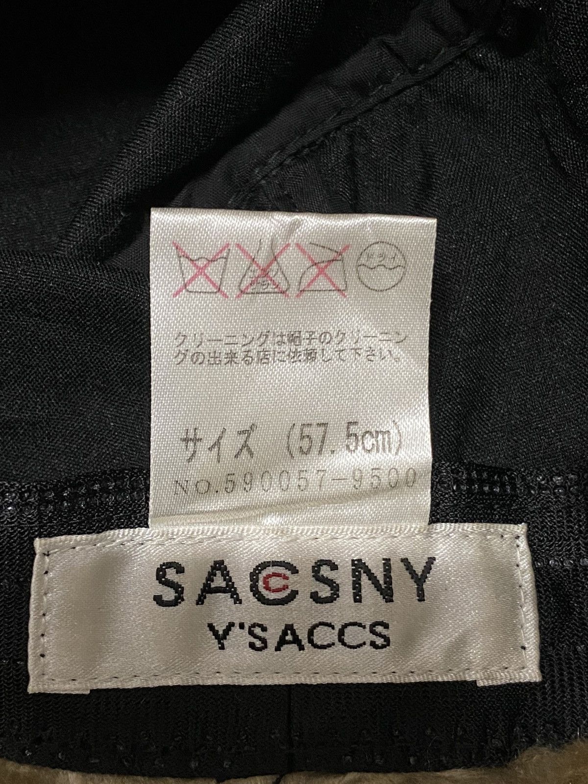Y's × Yohji Yamamoto SACSNY Y’SACCS BUCKET HAT by YOHJI YAMAMOTO Size ONE SIZE - 7 Thumbnail