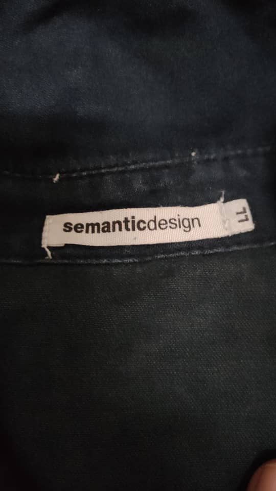Japanese Brand × semanticdesign Semantic Embroidered Shirt Size US M / EU 48-50 / 2 - 5 Thumbnail