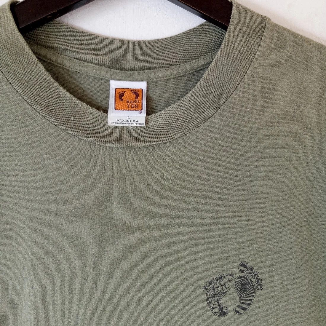 Hang Ten VINTAGE HANG TEN streetwear hip hop rap USA tee t-shirt Size US L / EU 52-54 / 3 - 3 Thumbnail