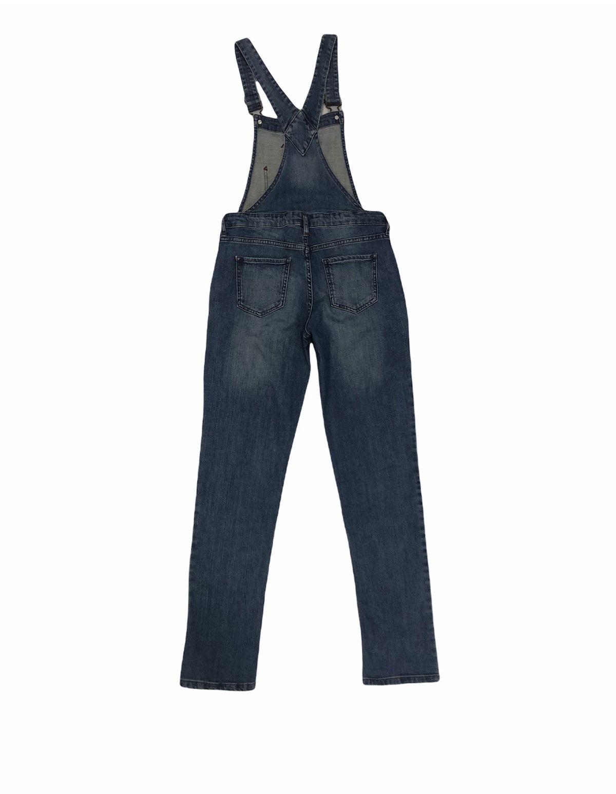 Gap GapKids Slim Fit Denim Overalls – Medium Indigo Size US 27 - 2 Thumbnail