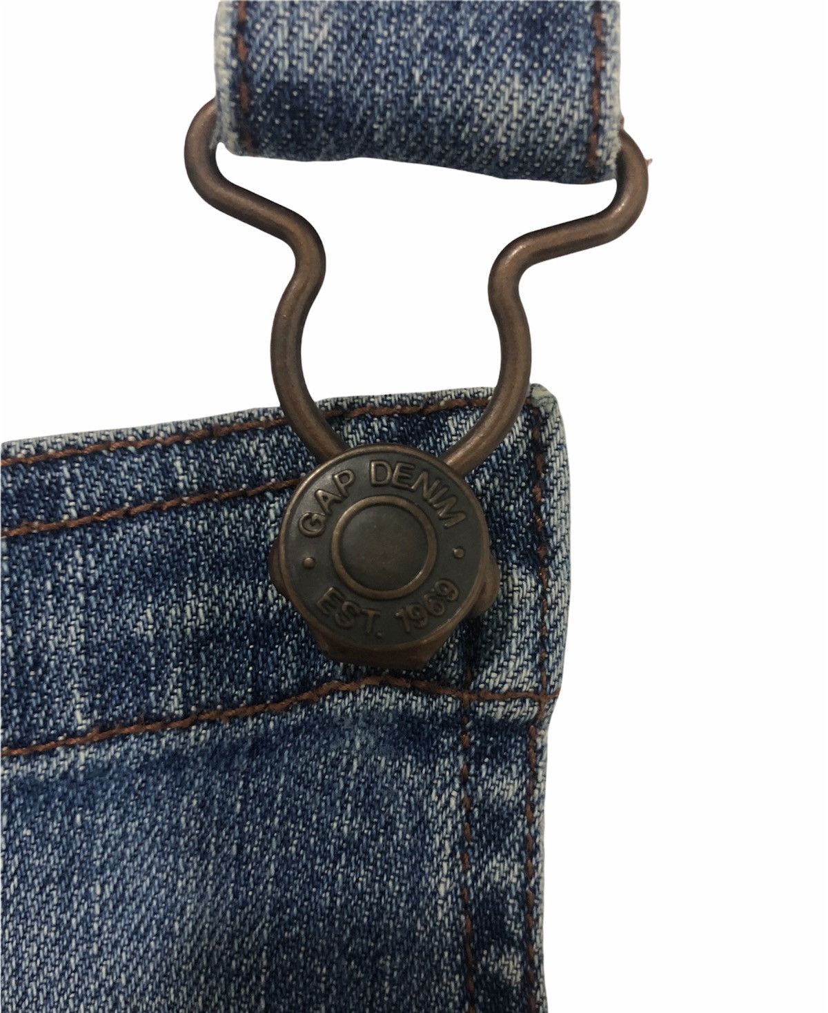 Gap GapKids Slim Fit Denim Overalls – Medium Indigo Size US 27 - 7 Thumbnail