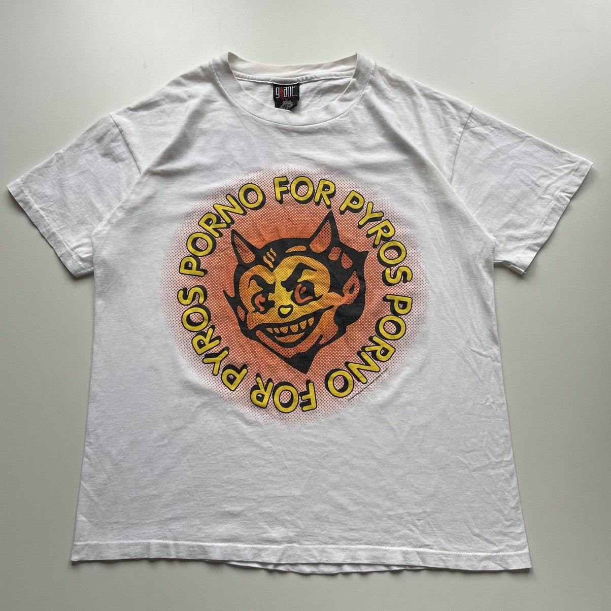 Band Tees × Rare × Vintage Vintage 90s Porno For Pyros Tour 