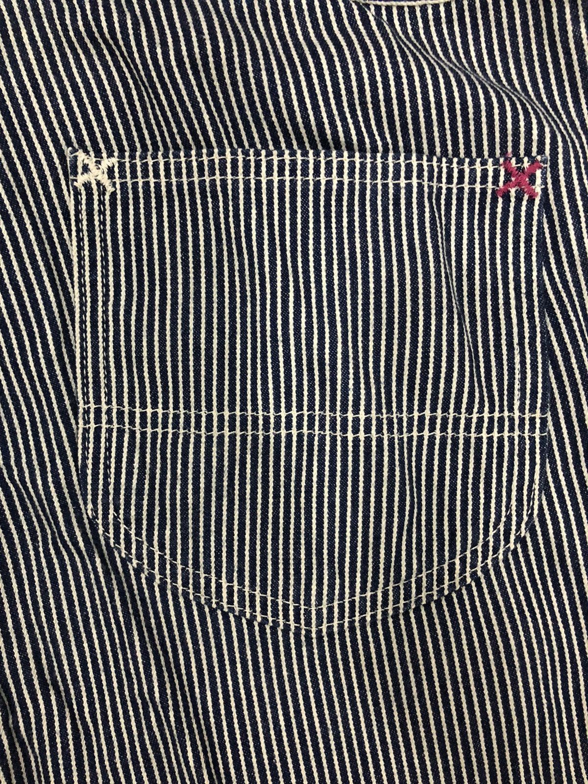 Lee × Vintage VTG LEE STRIPED JUMPSUITS OVERALL EARTH MUSIC ECOLOGY VIOLET Size US 36 / EU 52 - 8 Thumbnail