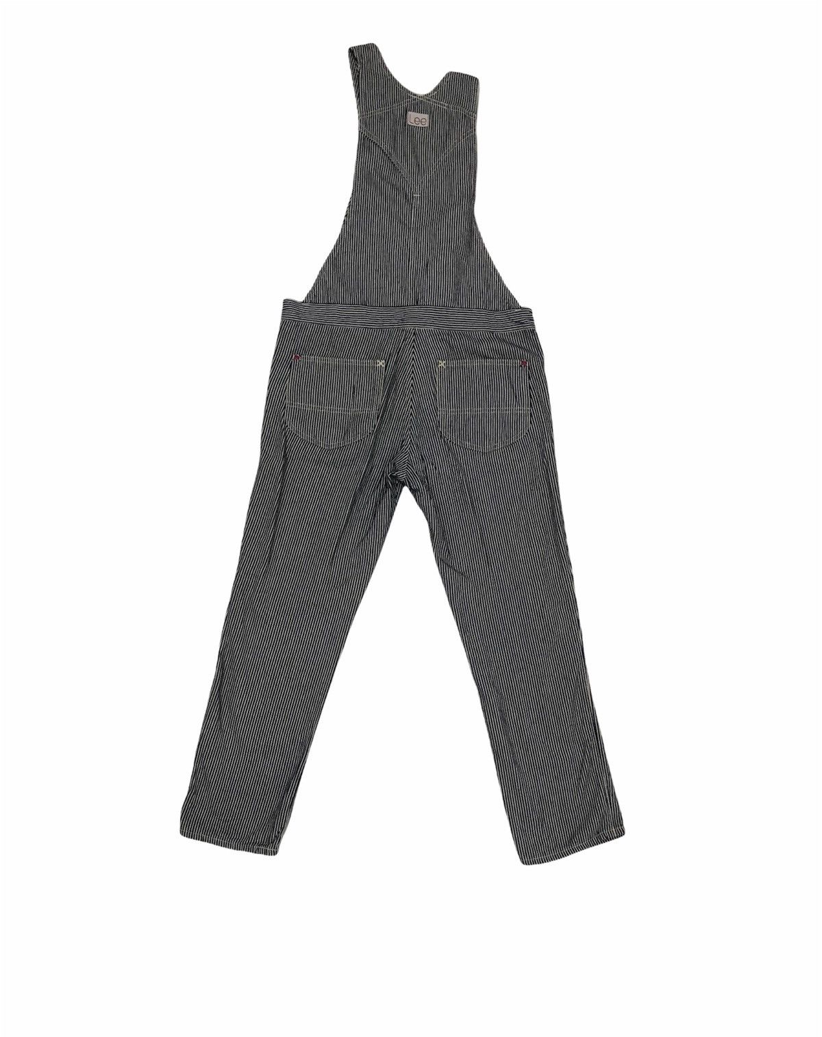 Lee × Vintage VTG LEE STRIPED JUMPSUITS OVERALL EARTH MUSIC ECOLOGY VIOLET Size US 36 / EU 52 - 2 Thumbnail