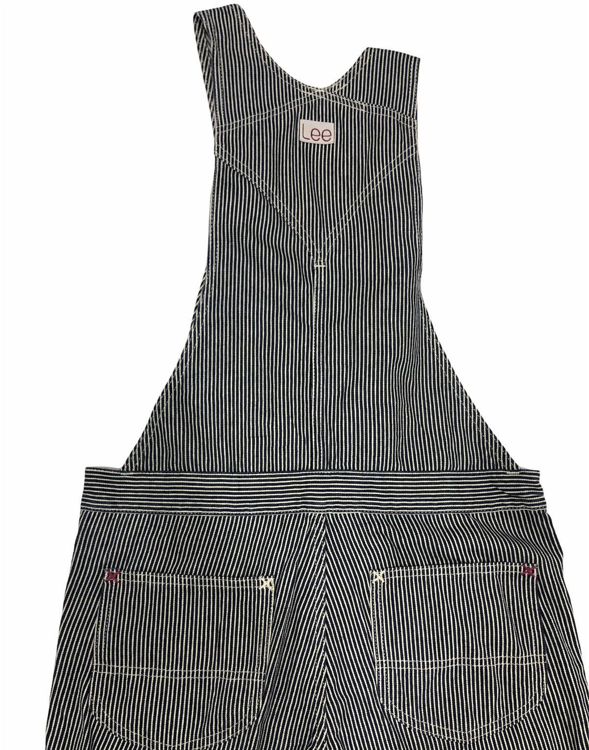 Lee × Vintage VTG LEE STRIPED JUMPSUITS OVERALL EARTH MUSIC ECOLOGY VIOLET Size US 36 / EU 52 - 4 Thumbnail