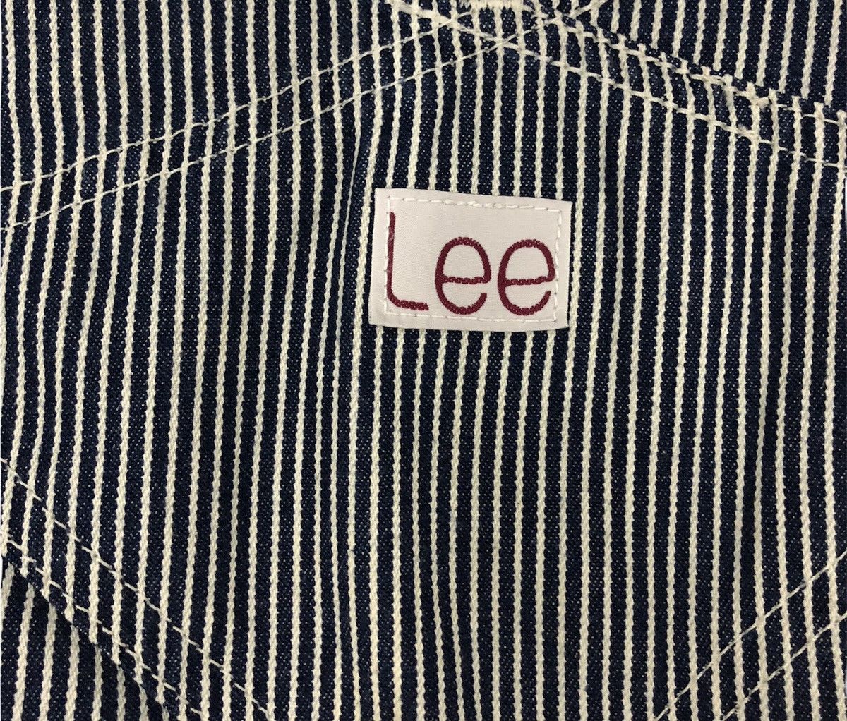 Lee × Vintage VTG LEE STRIPED JUMPSUITS OVERALL EARTH MUSIC ECOLOGY VIOLET Size US 36 / EU 52 - 7 Thumbnail
