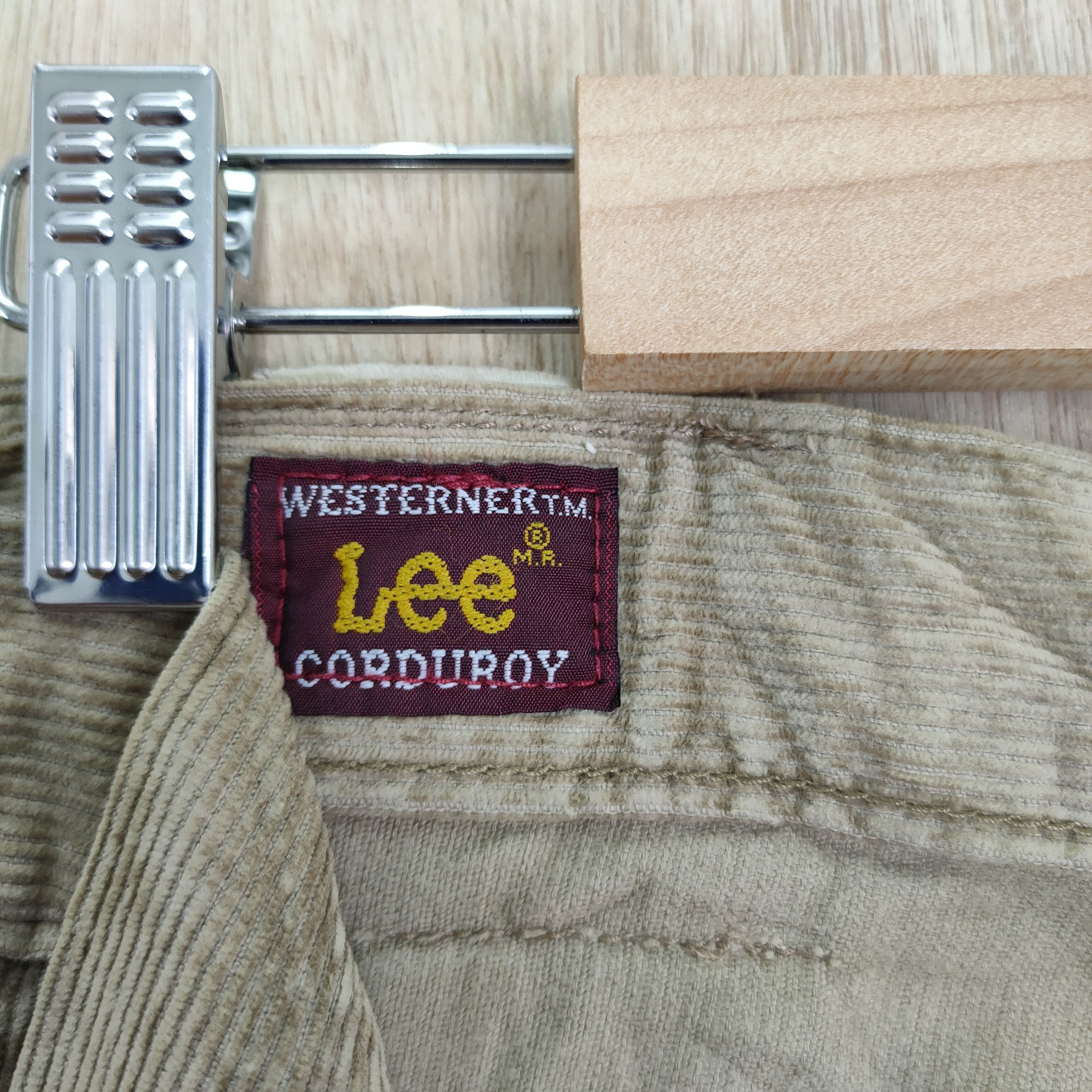 StraightFaded LEE CORDUROY FADED BROWN PANTS Size US 31 - 5 Thumbnail